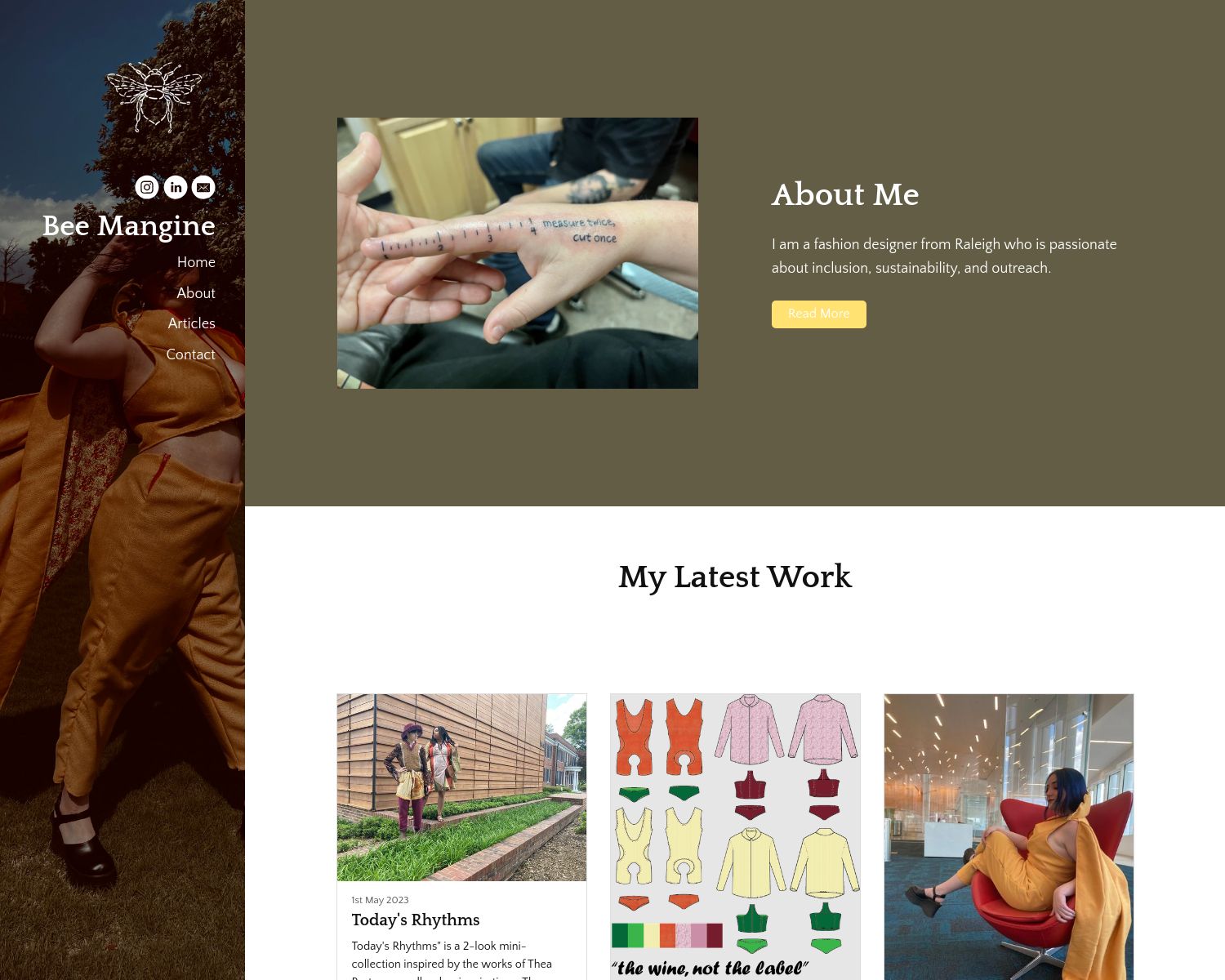 Bee Mangine Portfolio