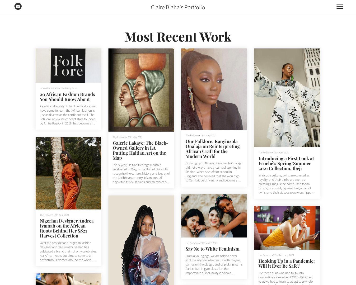 Portfolio Screenshot 1