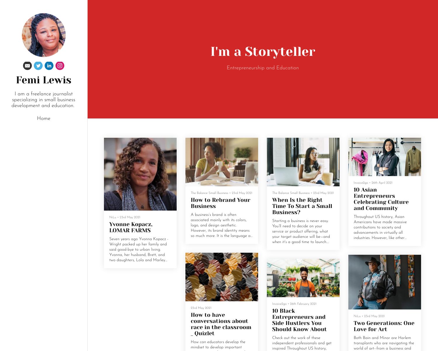 Femi Lewis Portfolio