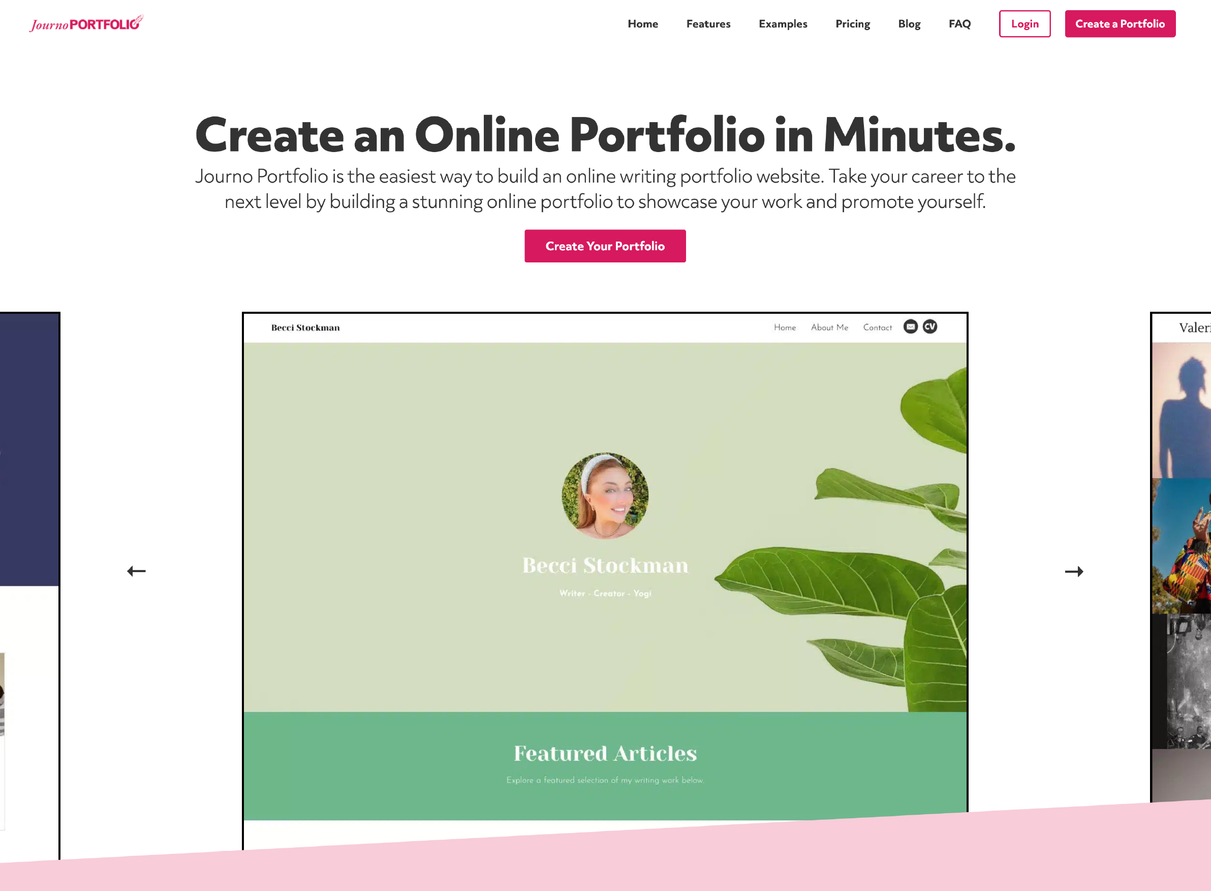 Journo Portfolio Dashboard Screenshot 2