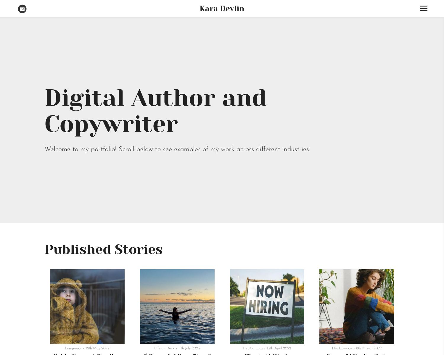 Kara Devlin Portfolio