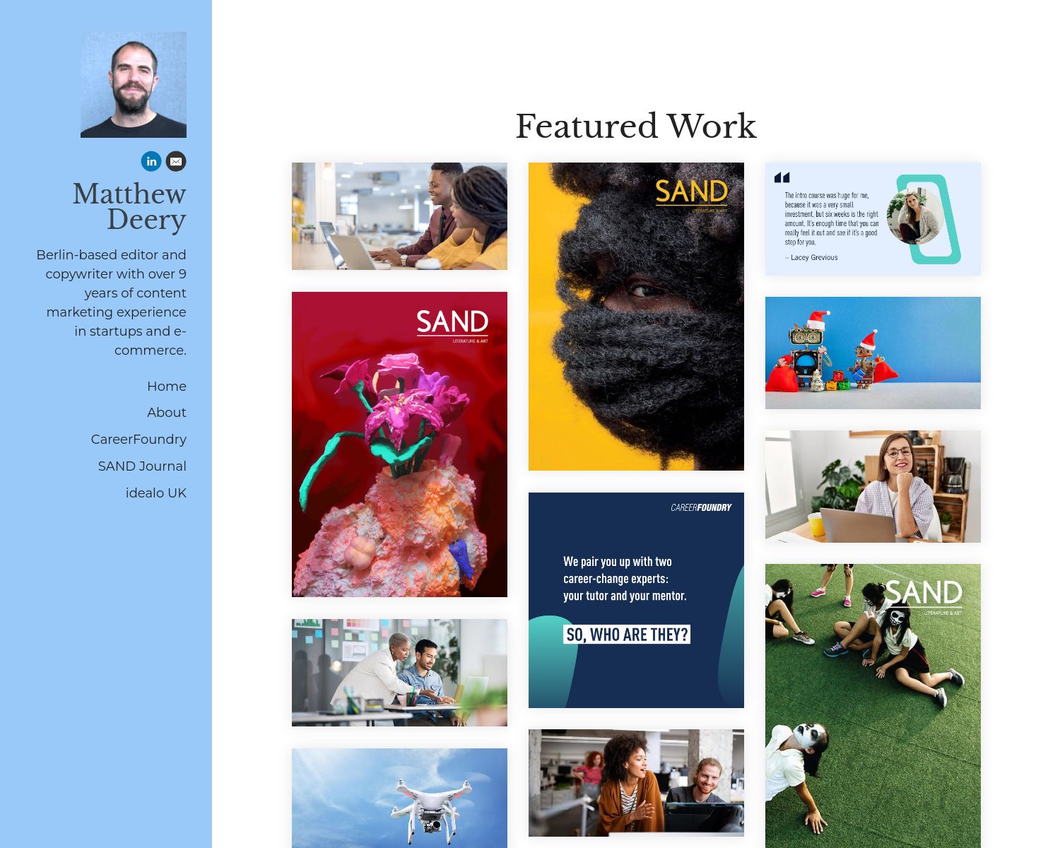 Matthew Deery Portfolio
