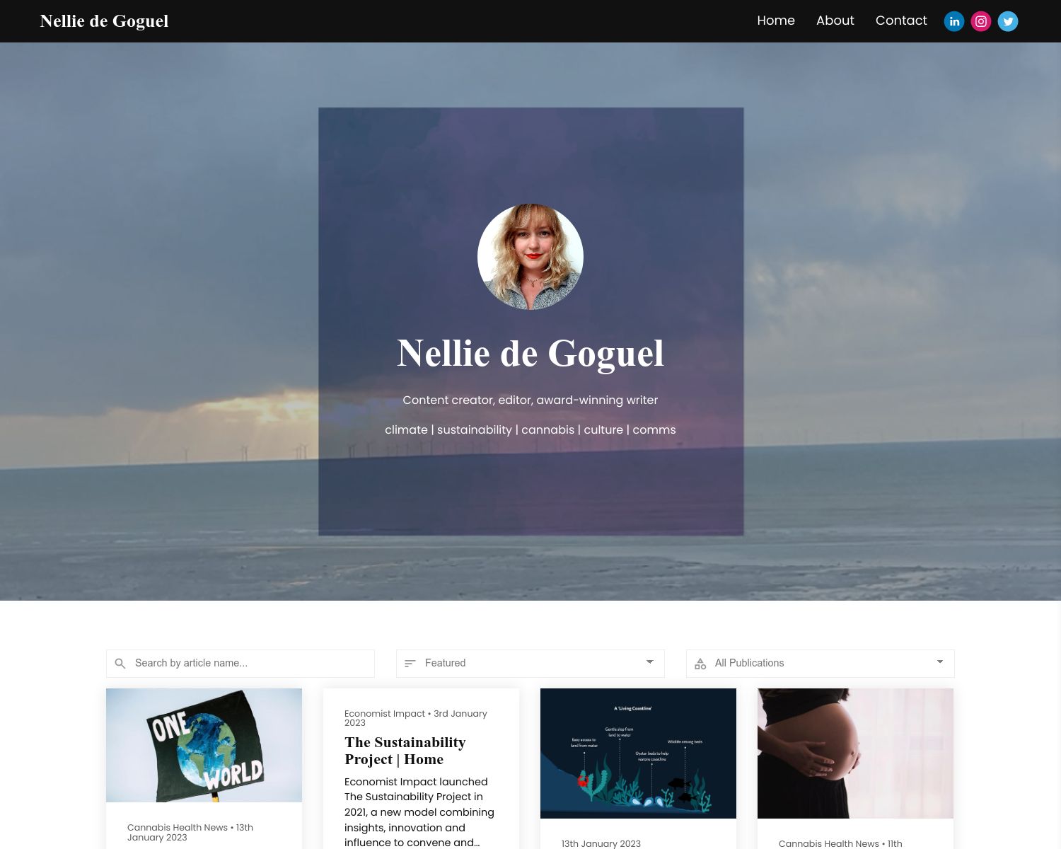 Nellie de Goguel Portfolio