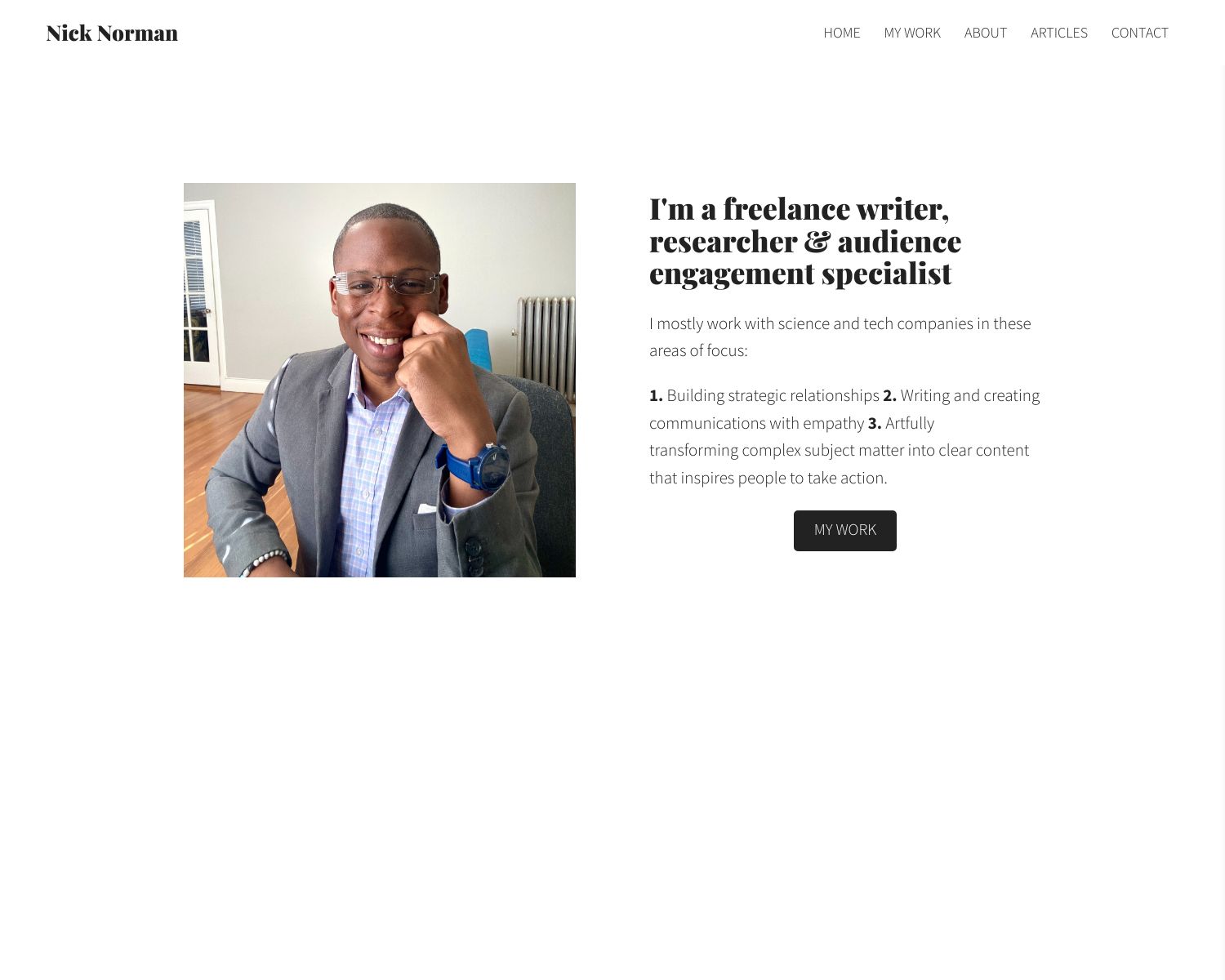 Nick Norman Portfolio