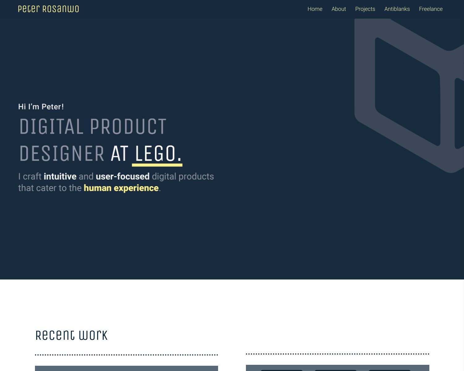 Peter Rosanwo Portfolio