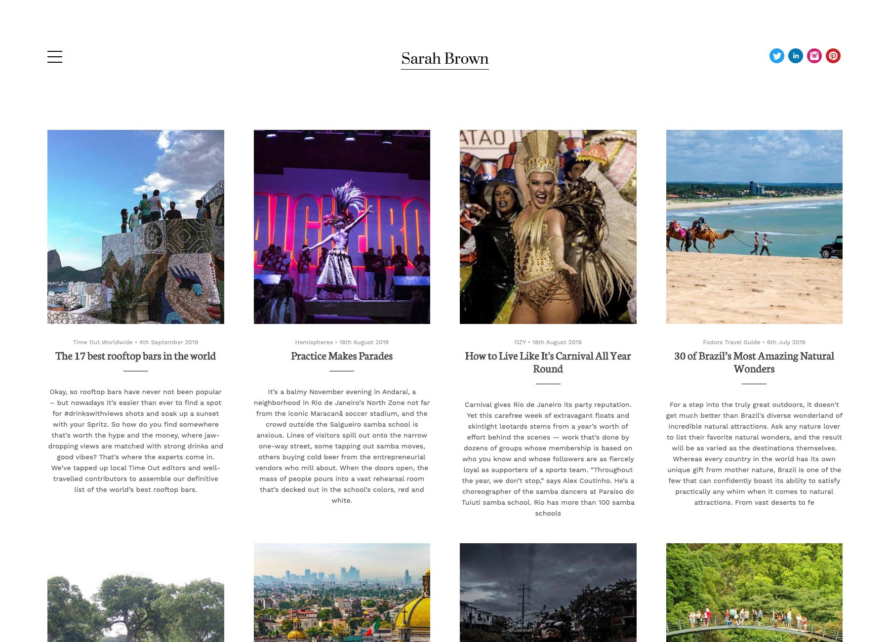 Sarah Brown Portfolio