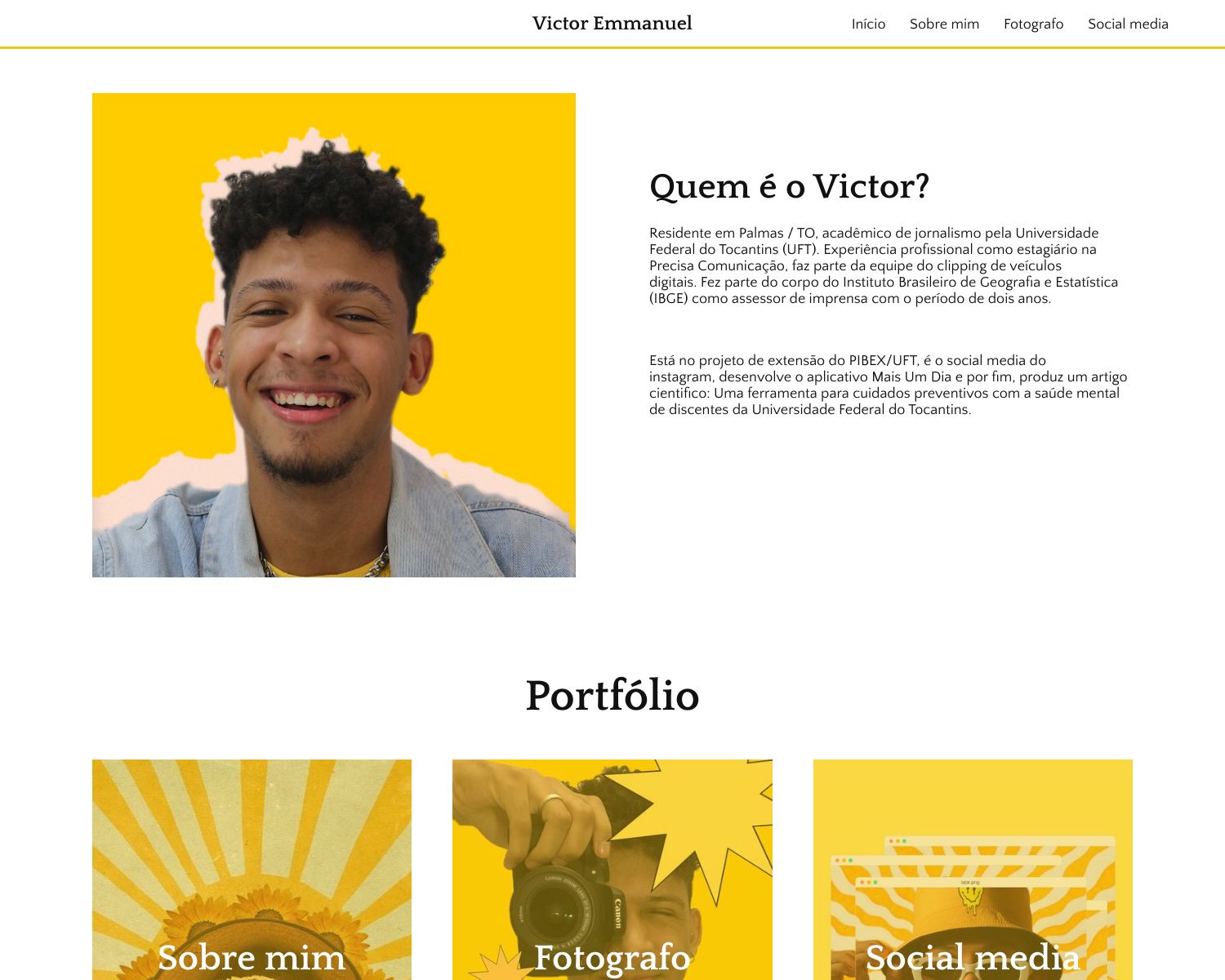 Victor Emmanuel Portfolio